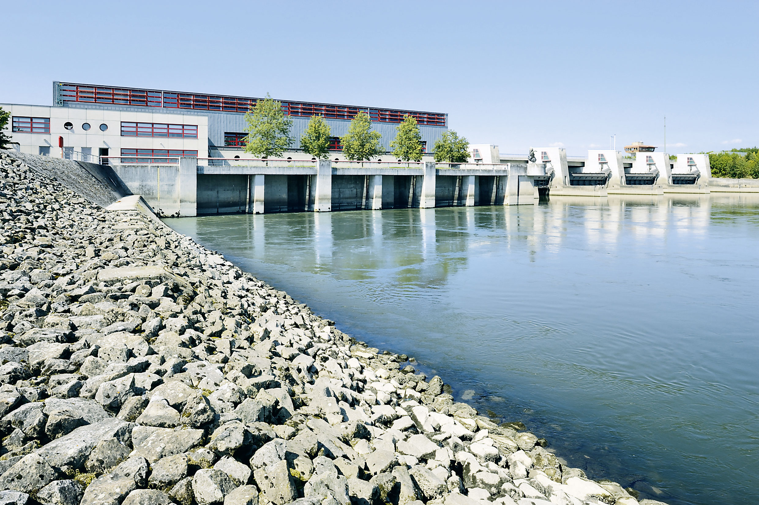 Donau Kraftwerk Straubing
