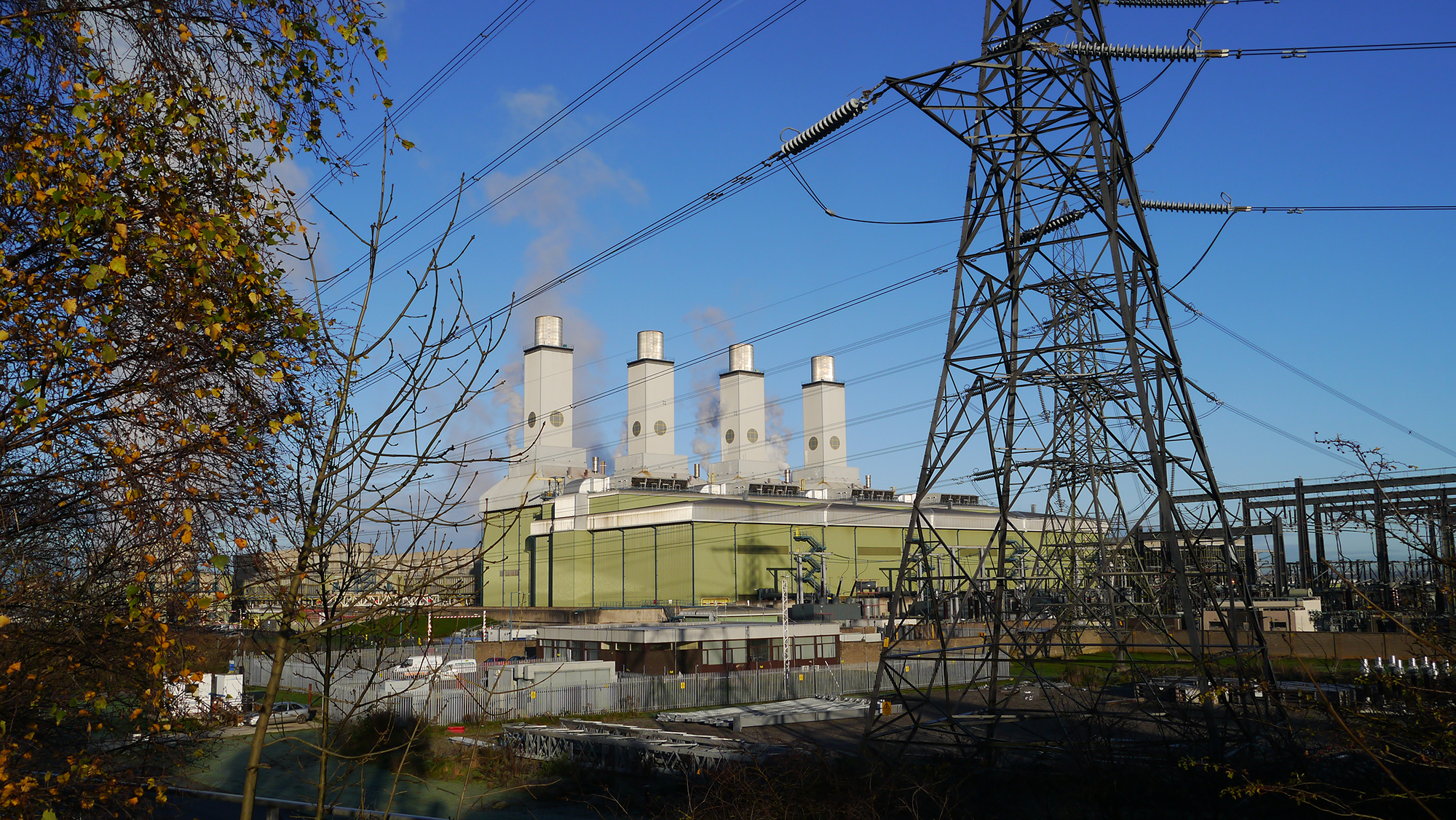 Connah's Quay power line view