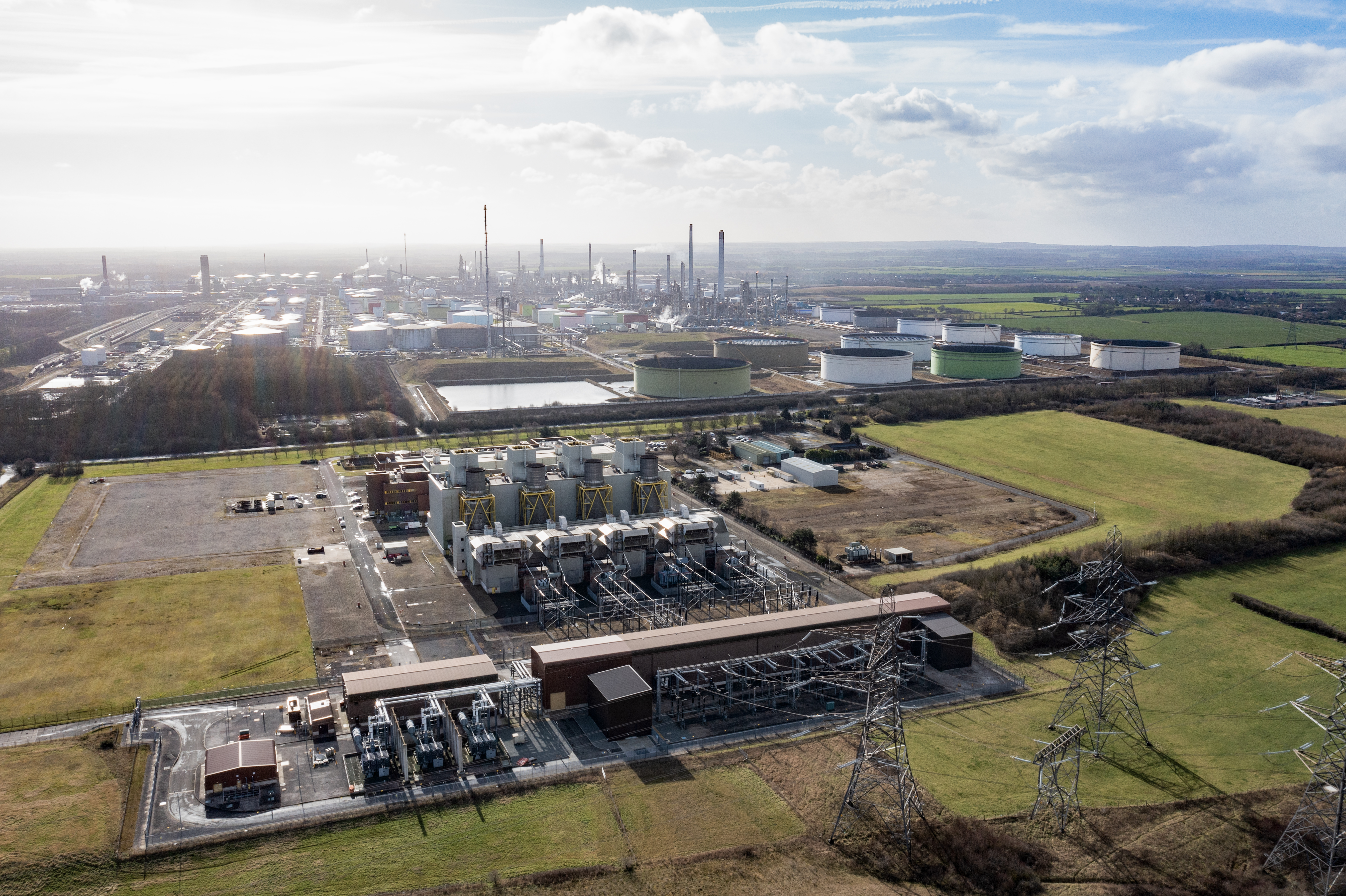 Killingholme aerial photo
