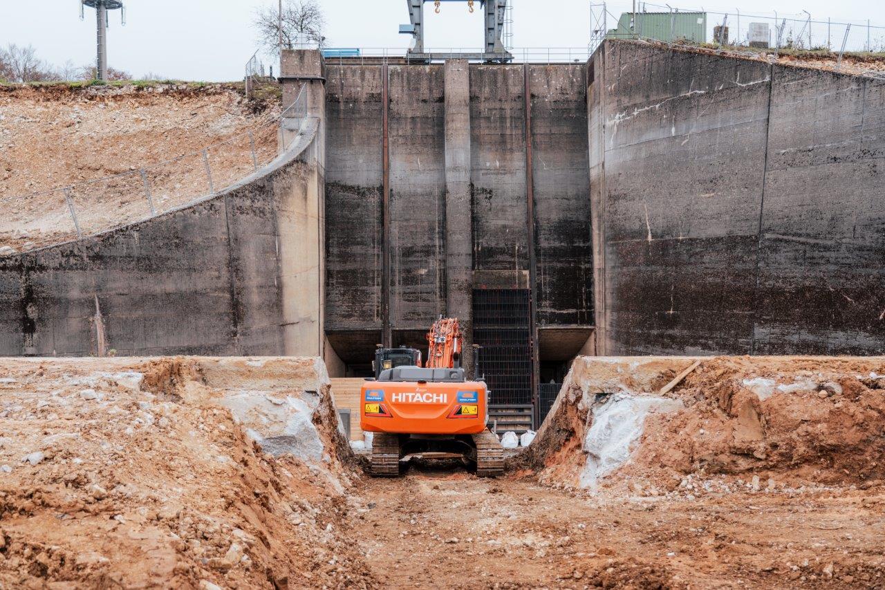Baustelle Oberbecken  Pumpspeicherkraftwerk Happurg 
