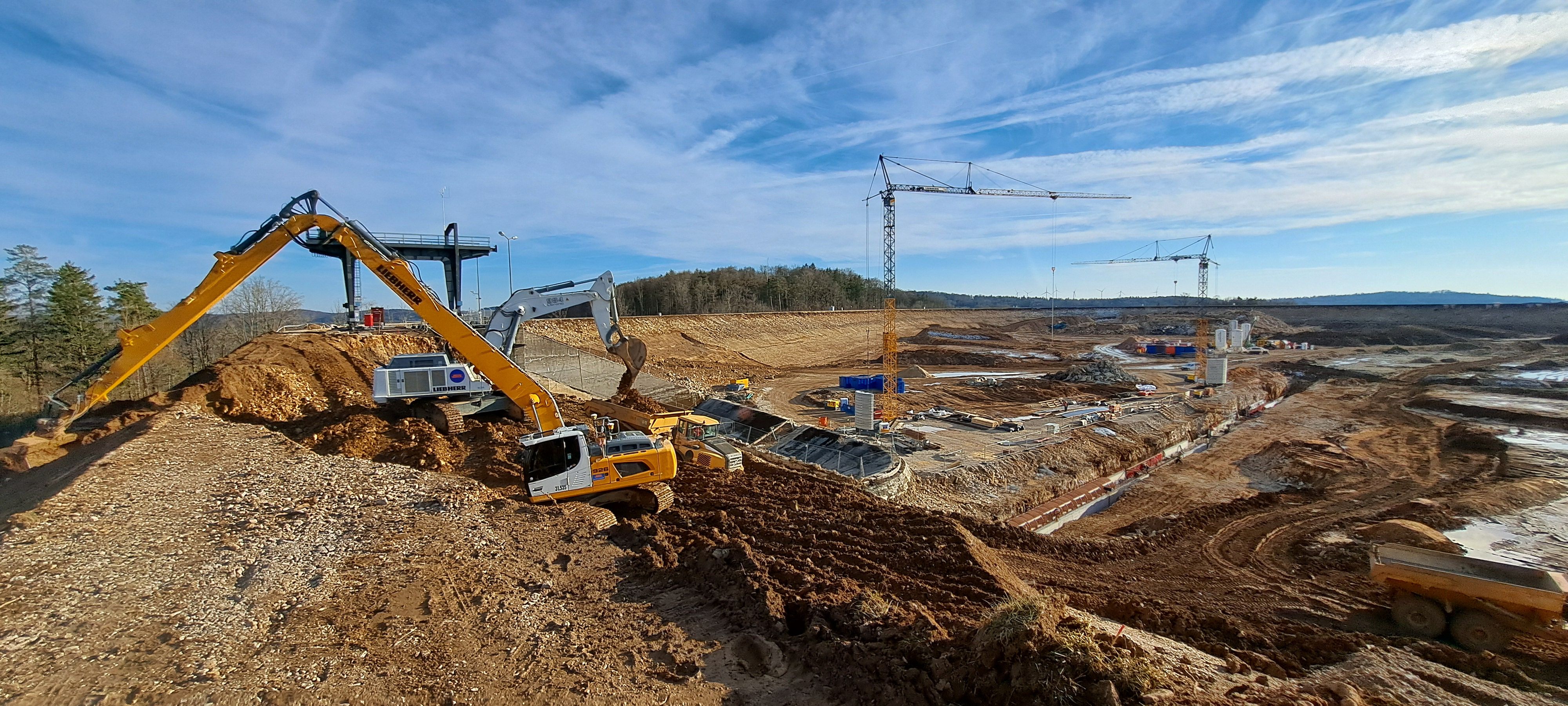Impressionen Baustelle Happurg März 2025