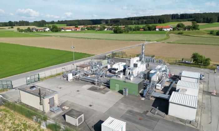 HyStorage Aerial view close