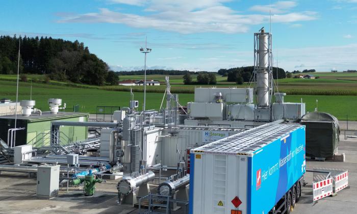 HyStorage first hydrogen injection hydrogen storage in porous rock research project