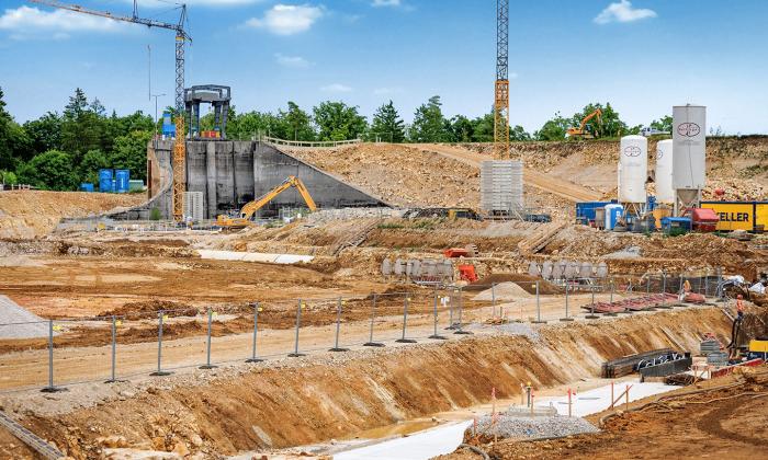 Uniper Happurg construction site