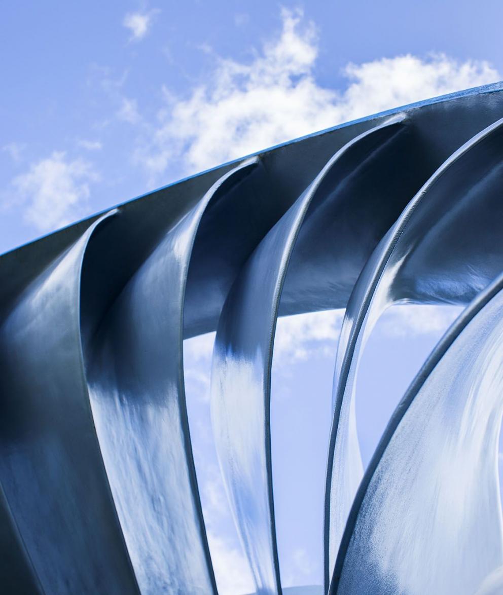 Close up of the exterior of a hydro plant in Sweden