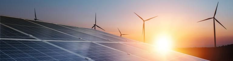 Renewables solar and wind energy