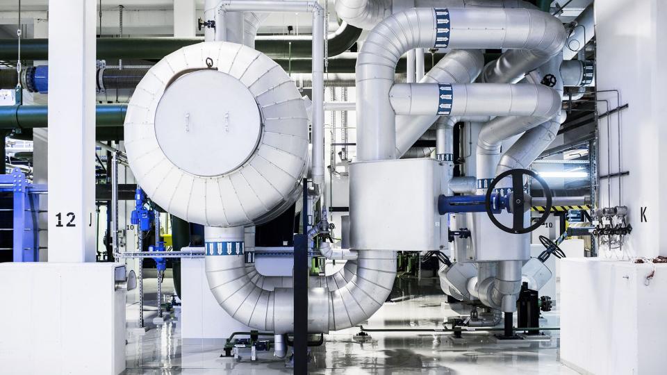 Gas fired plant in Öresundsverket, Sweden