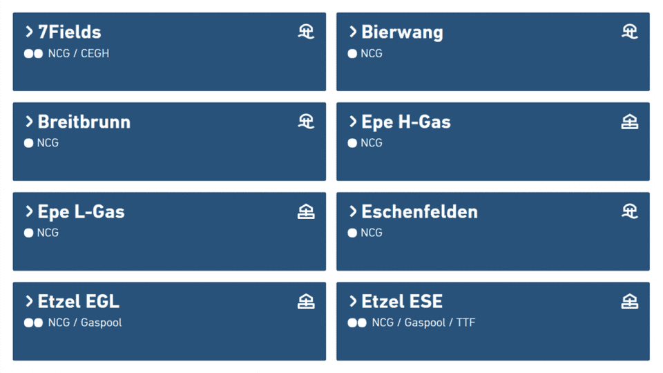 Screenshot of the Storage Portal Transparency Website