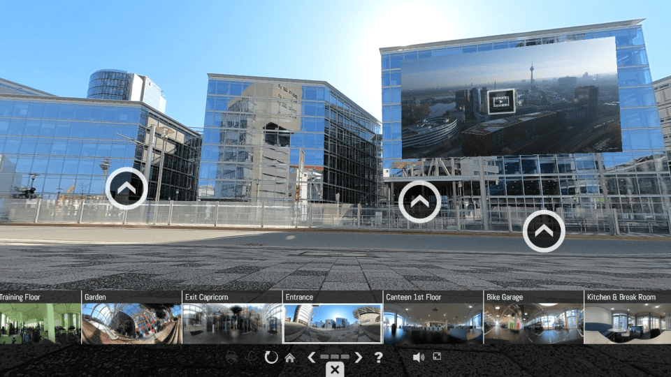 Vorschaubild auf dir VR Tour: Uniper Hauptgebäude in Düsseldorf von außen