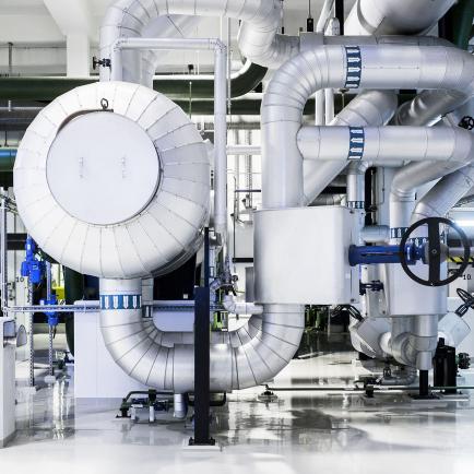 Gas fired plant in Öresundsverket, Sweden