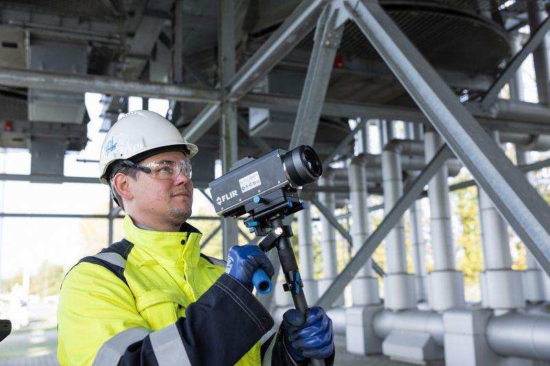 Methane detection with FLIR camera