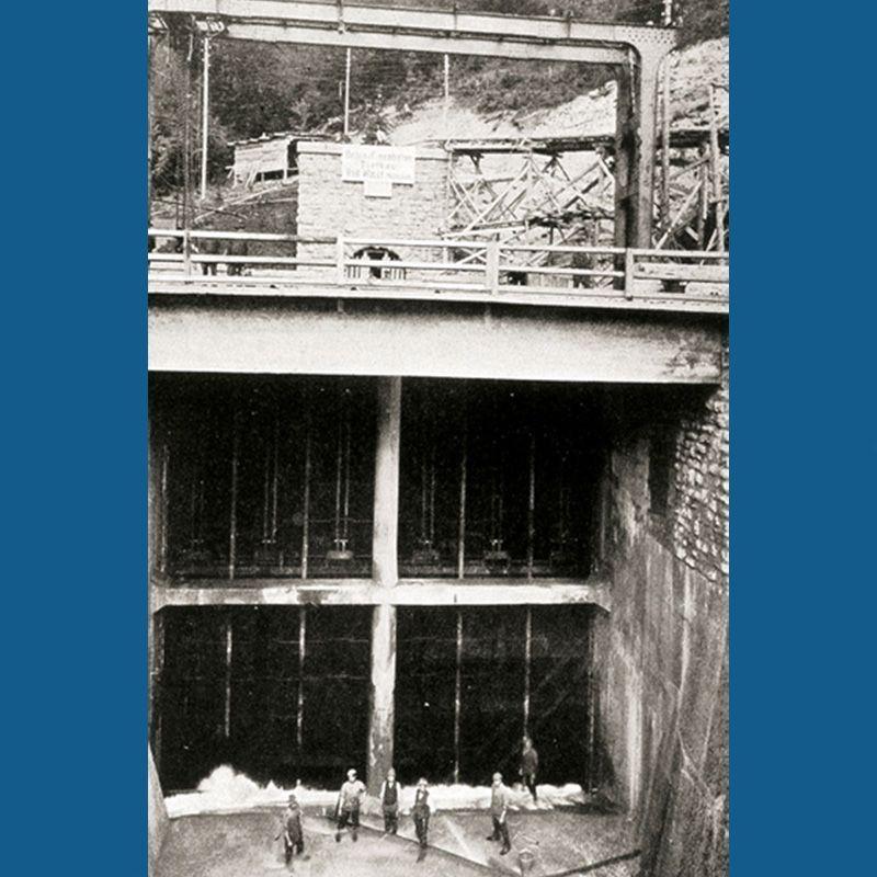 Einlaufbauwerk Urfeld