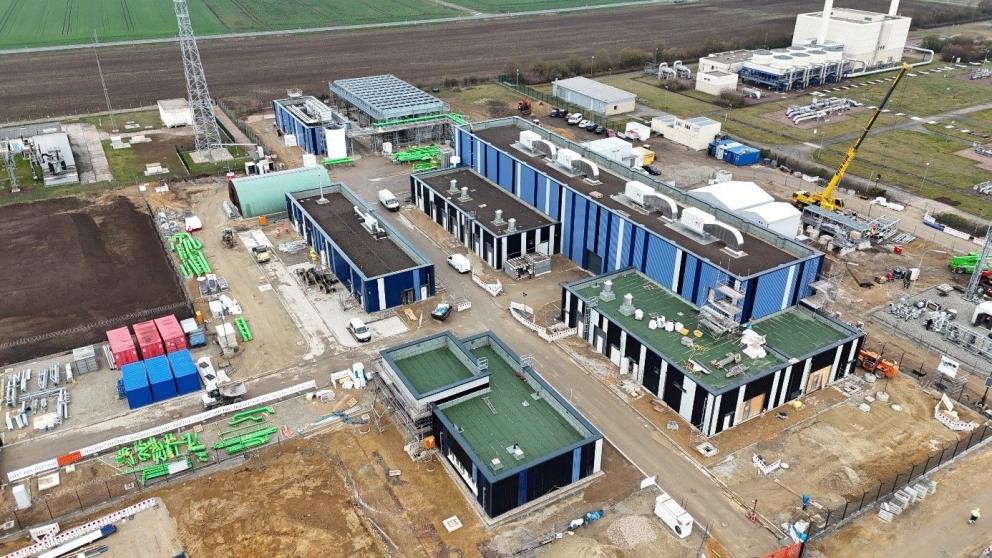 Energy park Bad Lauchstädt aerial view