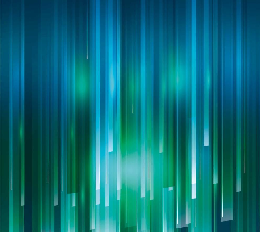 blue and green graphics