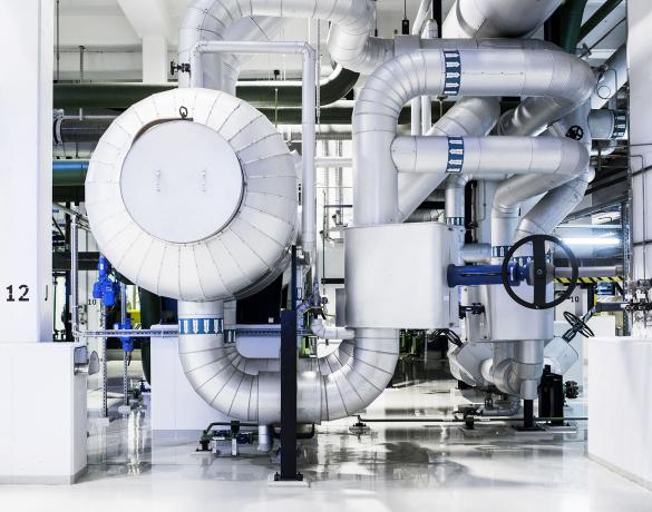 Gas fired plant in Öresundsverket, Sweden